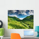 Mountain landscape with forest and blue sky Wall Mural