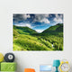 Mountain landscape with forest and blue sky Wall Mural