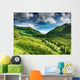 Mountain landscape with forest and blue sky Wall Mural