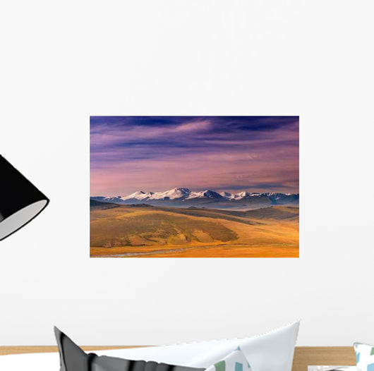 Colorful Sunrise Altai Mountains Wall Decal