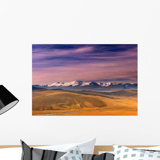 Colorful Sunrise Altai Mountains Wall Decal