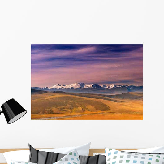 Colorful Sunrise Altai Mountains Wall Decal