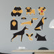 Vector Dog Wall Decal