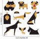 Vector Dog Wall Decal