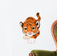 Crouching Baby Tiger Wall Decal