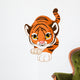 Crouching Baby Tiger Wall Decal