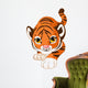 Crouching Baby Tiger Wall Decal