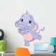 Dancing baby elephant Wall Decal