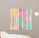 Rainbow Stripes Seamless Pattern Wall Decal