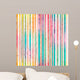 Rainbow Stripes Seamless Pattern Wall Decal