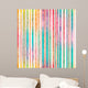 Rainbow Stripes Seamless Pattern Wall Decal
