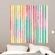Rainbow Stripes Seamless Pattern Wall Decal