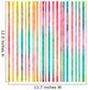 Rainbow Stripes Seamless Pattern Wall Decal