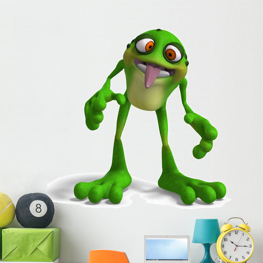 Frog With Funny Facecontains Clipping Path Wall Decal