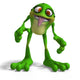 Frog With Funny Facecontains Clipping Path Wall Decal