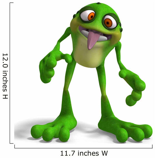 Frog With Funny Facecontains Clipping Path Wall Decal