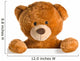 teddy bear behind whiteboard 