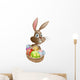 Chocolate eggs Easter bunny Wall Decal