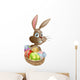 Chocolate eggs Easter bunny Wall Decal