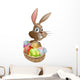 Chocolate eggs Easter bunny Wall Decal