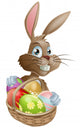 Chocolate eggs Easter bunny Wall Decal