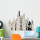 Milan Cathedral Italy White Wall Decal