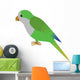 An Illustration of a Quaker Parrot Wall Decal