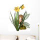 Cute Toon Daffodil Fairy Hiding Wall Decal