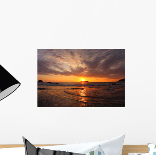 Sunset in Manuel Antonio National Park (Costa Rica) Wall Mural