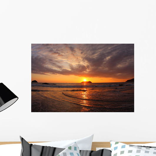 Sunset in Manuel Antonio National Park (Costa Rica) Wall Mural