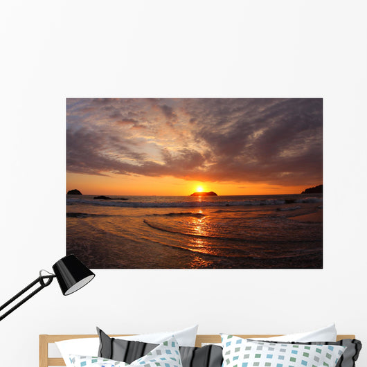 Sunset in Manuel Antonio National Park (Costa Rica) Wall Mural