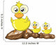 Mother Duck and Her Ducklings Vector Cartoon Wall Decal