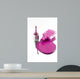 Nail Polish Spilling Mirror Wall Decal