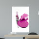 Nail Polish Spilling Mirror Wall Decal