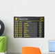 Departure board - destination airports. Vector illustration. 