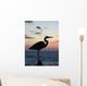 Dawn Perching Heron Wall Mural