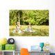 Two Beautiful Young Women Wall Decal