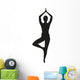 Upward Salute Yoga Wall Decal