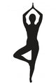 Upward Salute Yoga Wall Decal