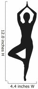 Upward Salute Yoga Wall Decal