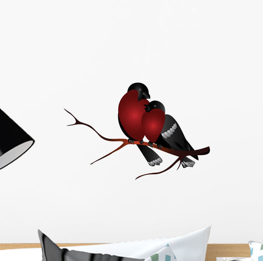 Two Snyahir Sitting Branch Wall Decal