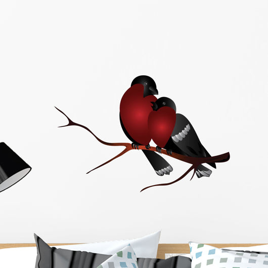 Two Snyahir Sitting Branch Wall Decal