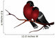 Two Snyahir Sitting Branch Wall Decal