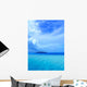 Tropical Lagoon Wall Decal Design 1