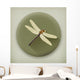 Dragonfly, long shadow vector icon 