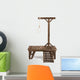 realistic 3d render of gallows Wall Decal