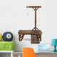 realistic 3d render of gallows Wall Decal