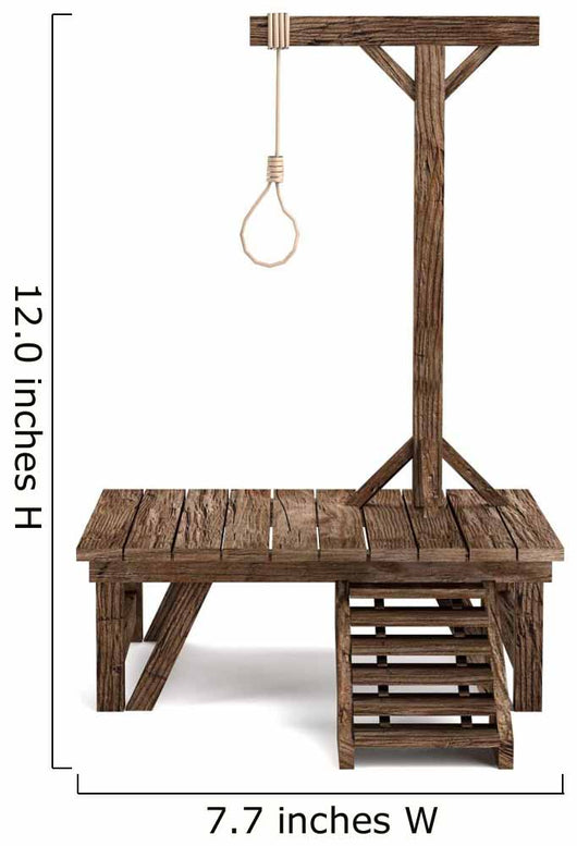 realistic 3d render of gallows Wall Decal