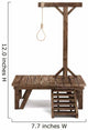 realistic 3d render of gallows Wall Decal
