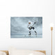 Ice Hockey Players Ice Wall Decal